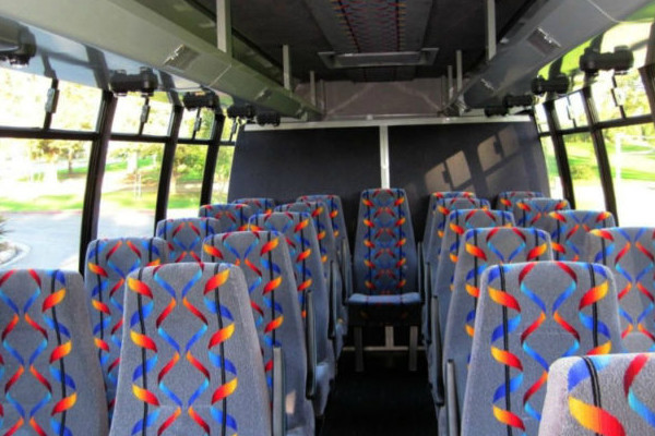 15 passenger minibus rental interior