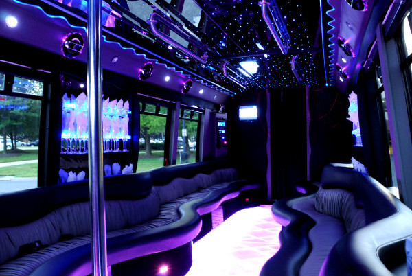 20 passenger party bus interior