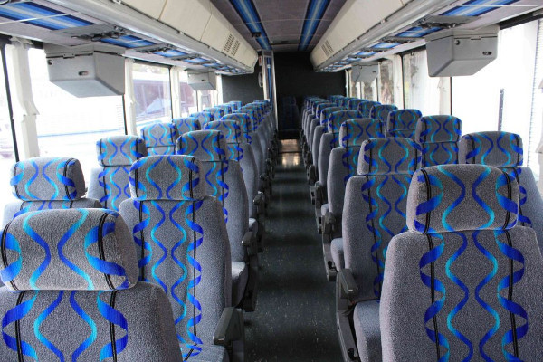  shuttle bus rental interior